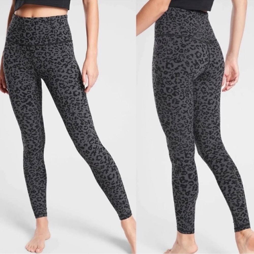 Athleta Leopard Elation Ultra High Rise Tight Leggings SP